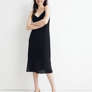 Madewell Black Midi Dress